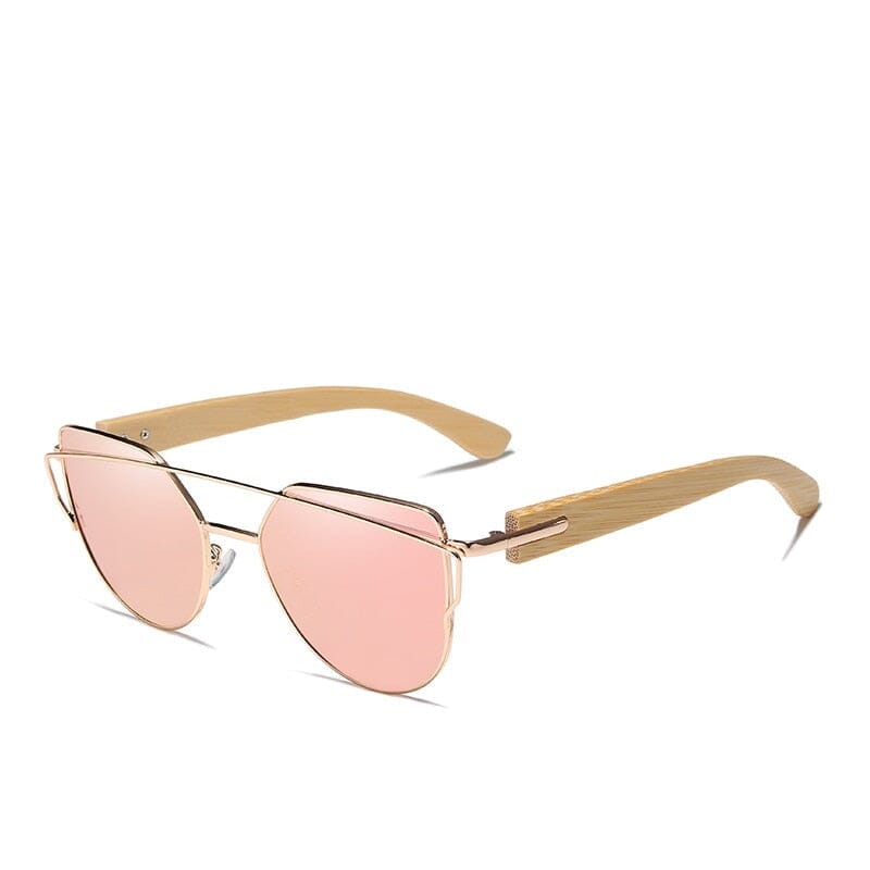 Óculos de Sol Feminino Cat Eye Com Proteção UV MP - Óculos de Sol Feminino Cat Eye Com Proteção UV Superfacilita Rosa Original 